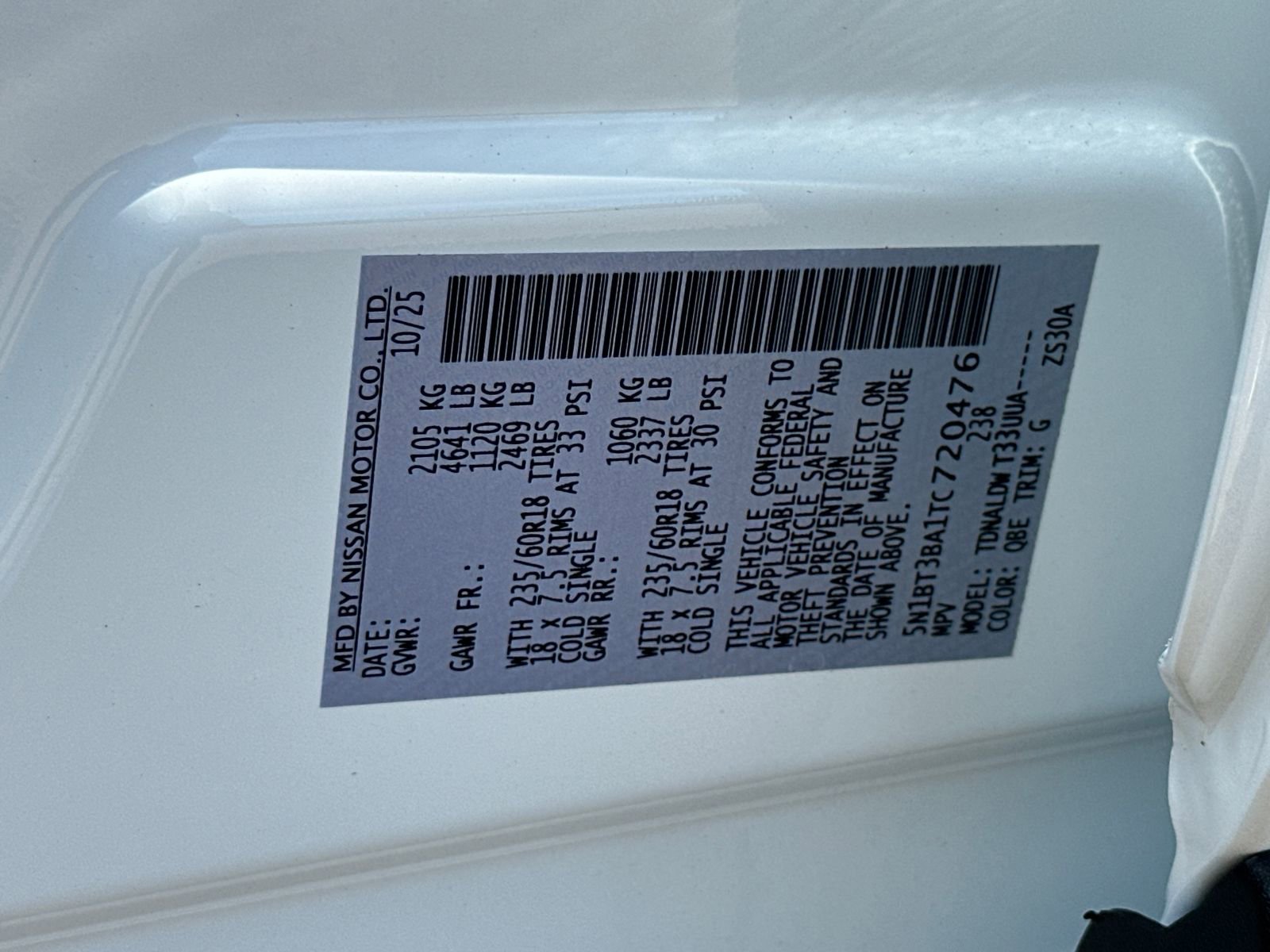 New 2026 Nissan Rogue SV image 33