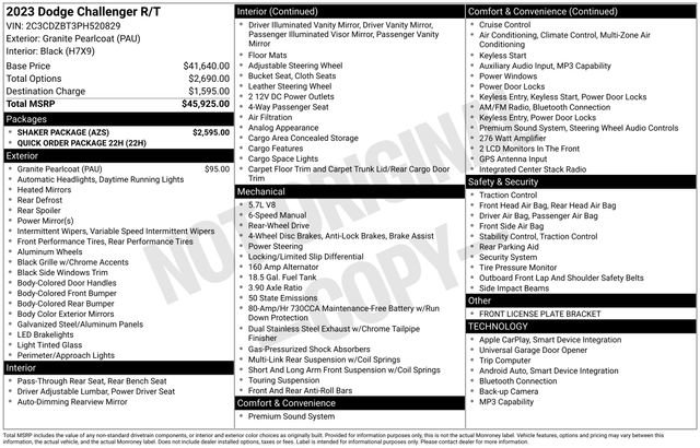 Used 2023 Dodge Challenger R/T w/ Shaker Package RWD image 9