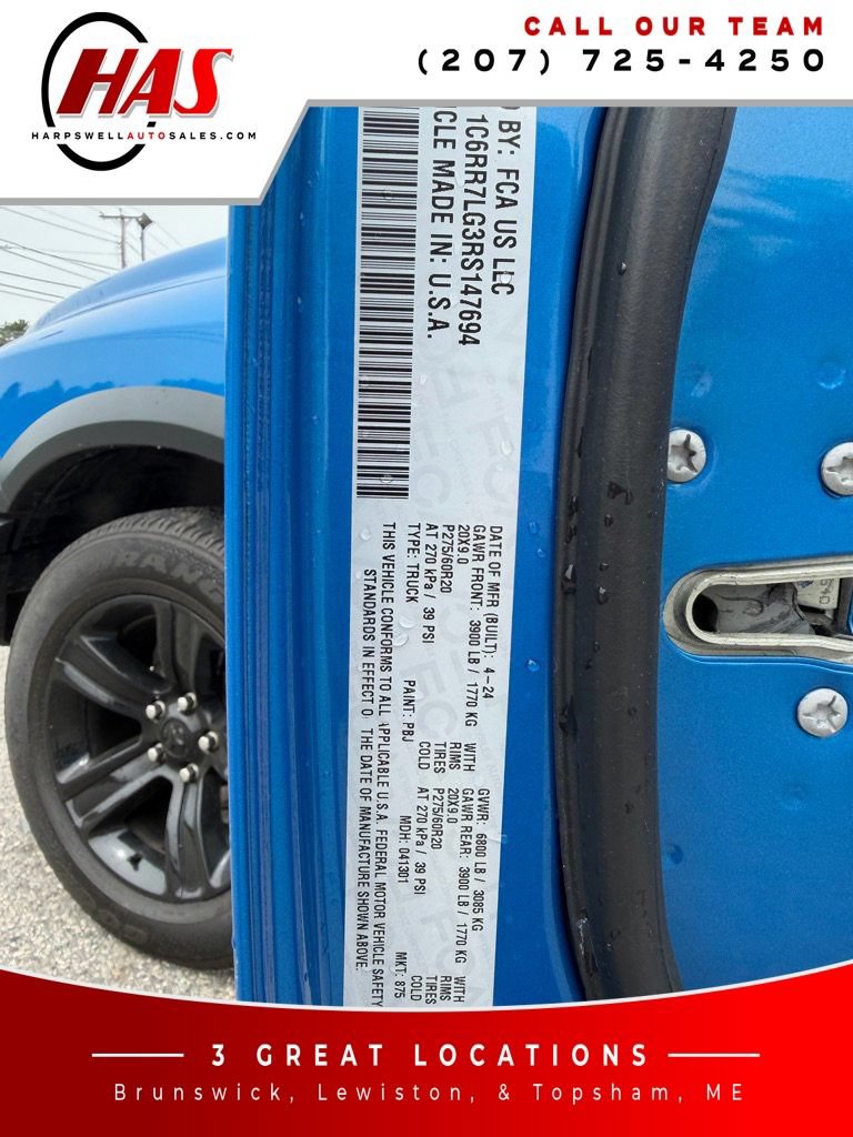 Used 2024 RAM 1500 Warlock AWD/4WD image 16