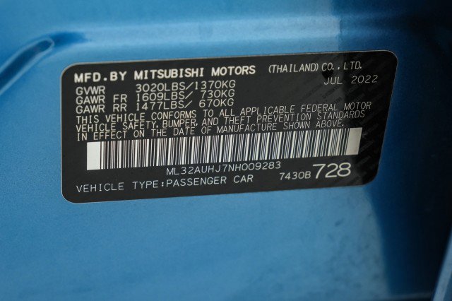 Used 2022 Mitsubishi Mirage LE FWD image 49