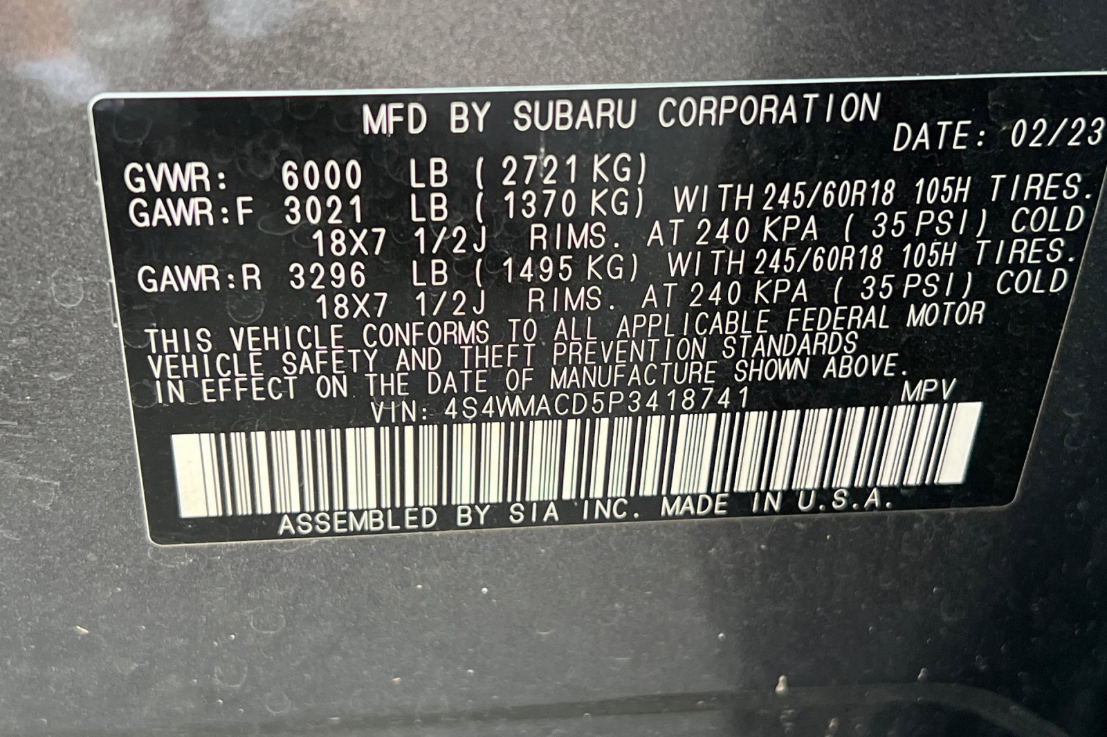 Used 2023 Subaru Ascent Premium w/ Convenience Package image 26