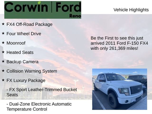 Used 2011 Ford F150 FX4 w/ FX Luxury Pkg AWD/4WD image 4