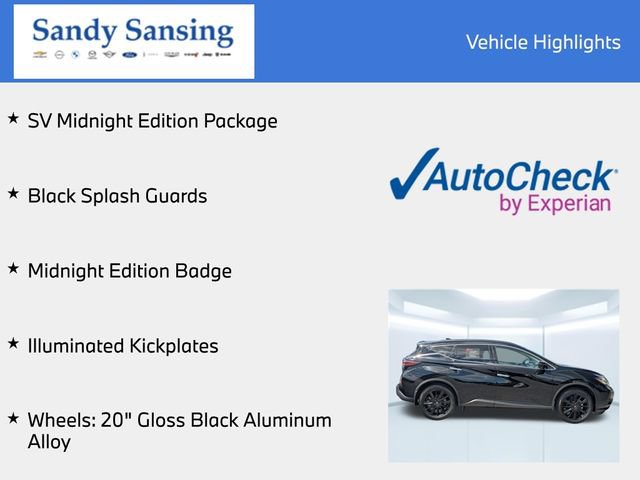 Used 2023 Nissan Murano SV w/ SV Midnight Edition Package FWD image 7