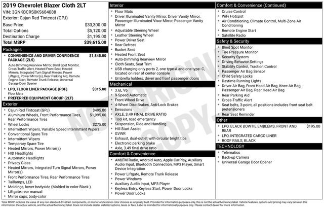 Used 2019 Chevrolet Blazer LT image 4