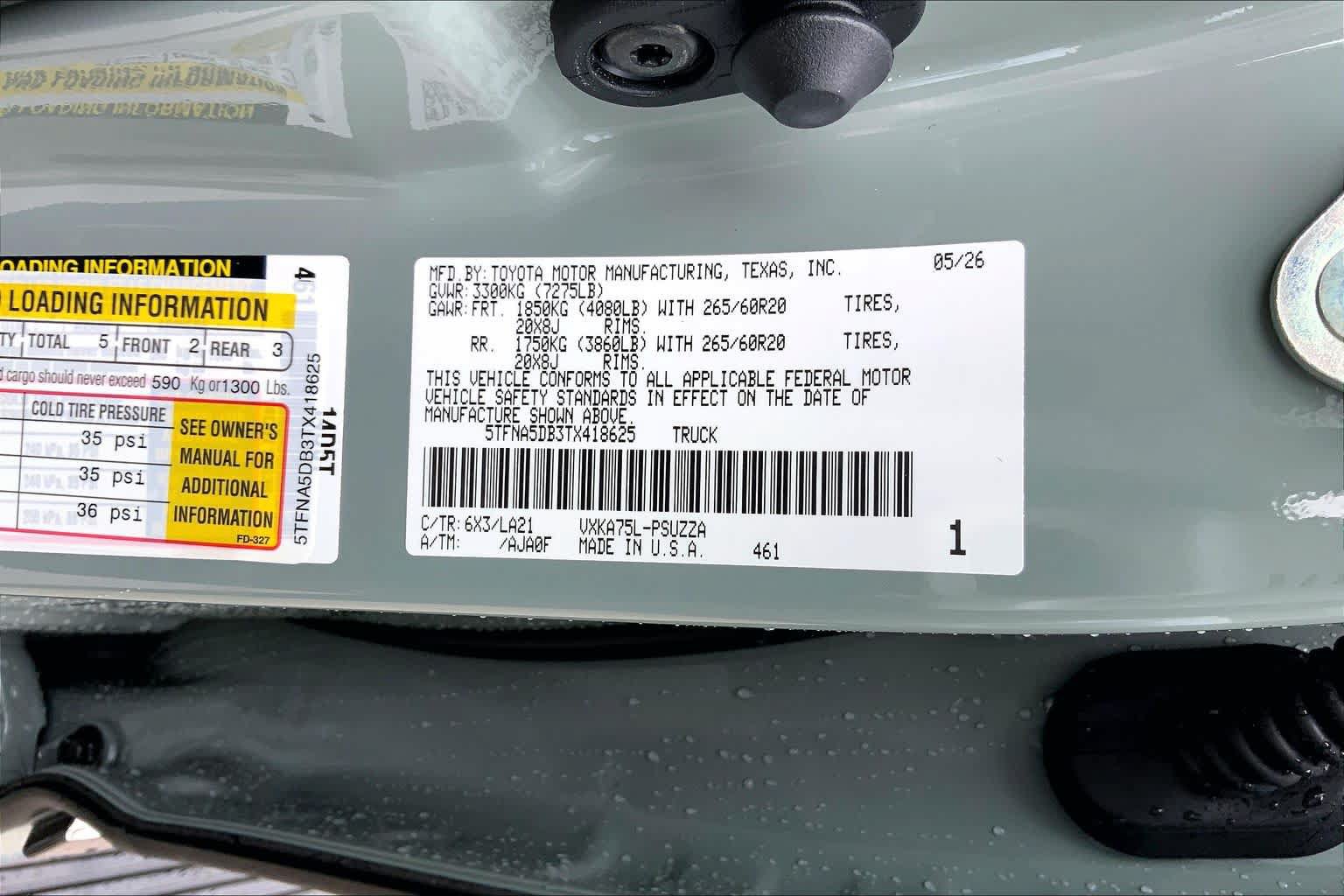 New 2026 Toyota Tundra Platinum AWD/4WD image 19