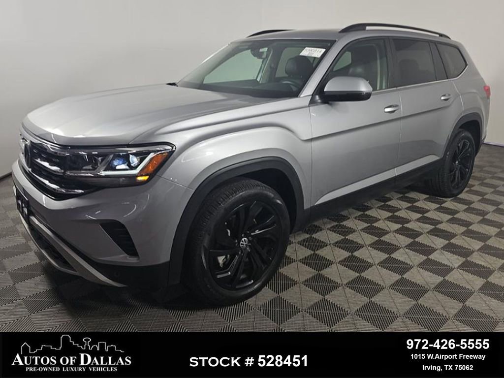 Used 2022 Volkswagen Atlas SE w/ Panoramic Sunroof Package AWD/4WD image 1