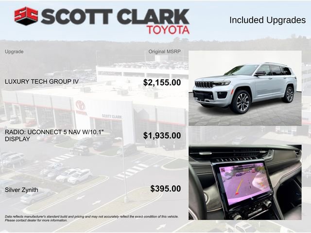 Used 2022 Jeep Grand Cherokee L Overland w/ Luxury Tech Group IV image 4