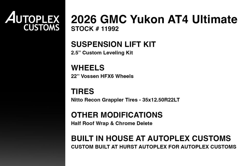 Used 2026 GMC Yukon AT4 Ultimate AWD/4WD image 2