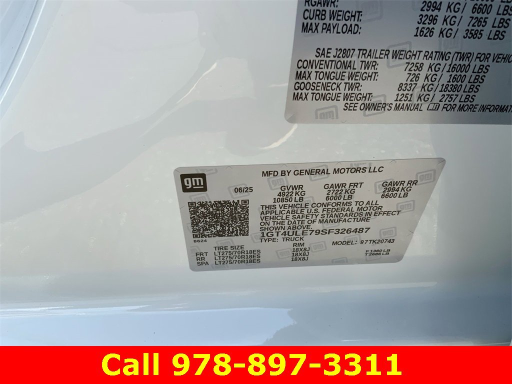 New 2025 GMC Sierra 2500 Pro w/ Snow Plow Prep/Camper Package image 32