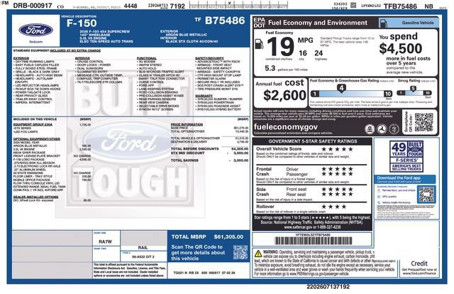 New 2026 Ford F150 STX w/ F-150 LOBO Package AWD/4WD image 23