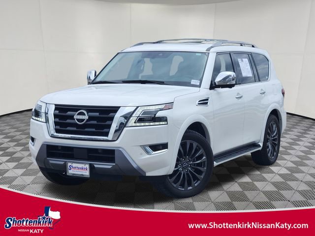 Used 2024 Nissan Armada Platinum w/ Captain's Chairs Package RWD image 1