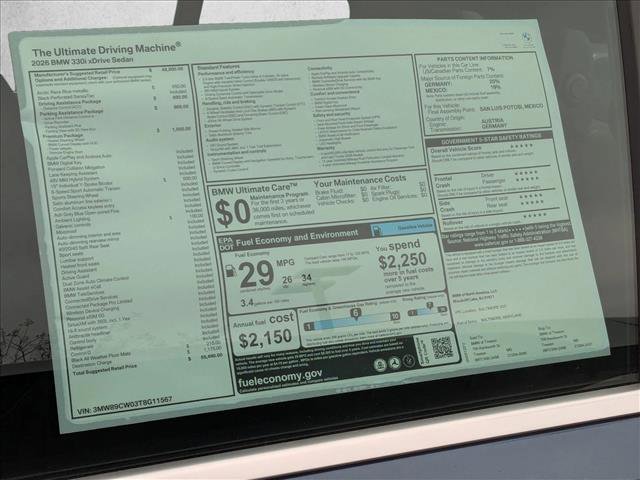 New 2026 BMW 330i xDrive Sedan w/ Premium Package image 18