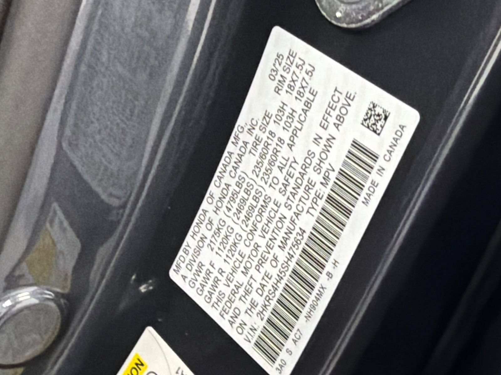 Used 2025 Honda CR-V EX image 17