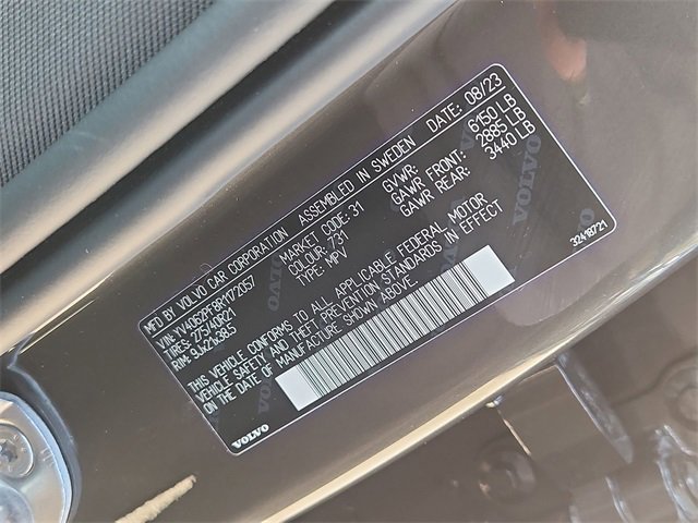 Used 2024 Volvo XC90 B6 Ultimate w/ Protection Package Premier image 34