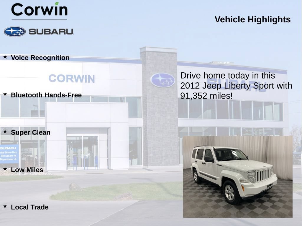 Used 2012 Jeep Liberty Sport w/ Popular Equipment Group AWD/4WD image 6