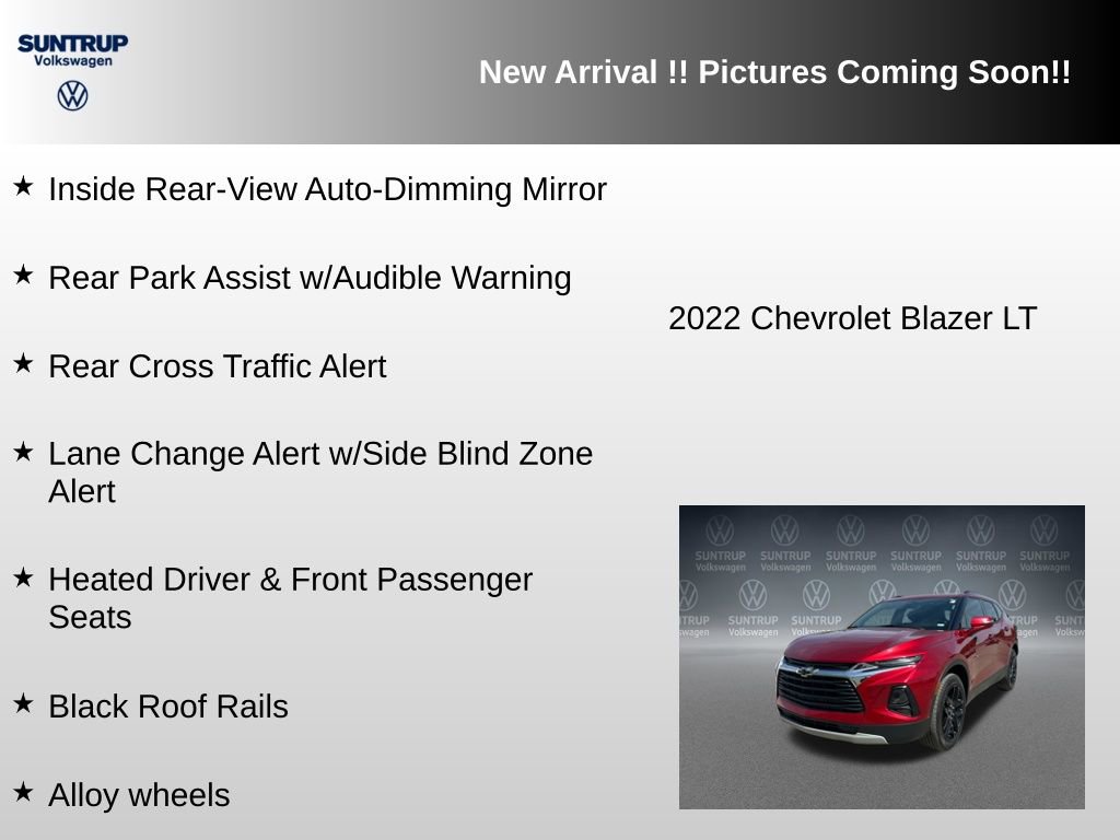 Used 2022 Chevrolet Blazer LT w/ LPO, Black Grille Bar Package FWD image 18