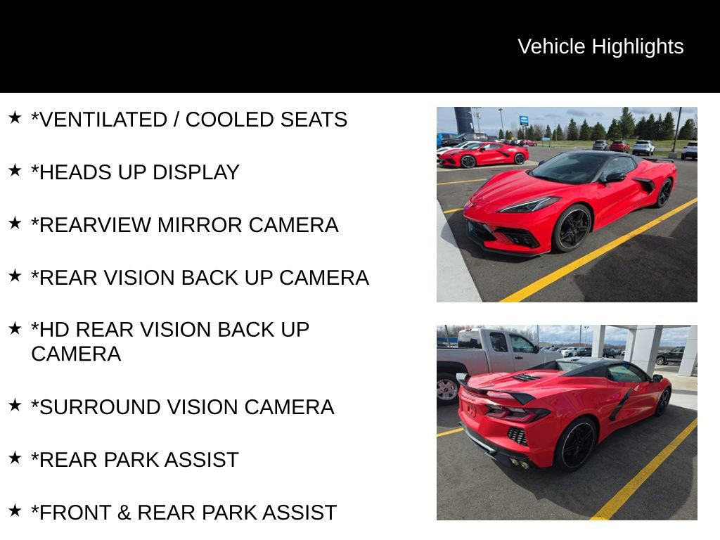 Used 2024 Chevrolet Corvette Stingray Premium Conv w/ Z51 Performance Package image 8
