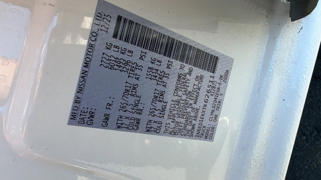 Used 2026 Nissan Frontier PRO-4X w/ Pro Premium Package image 30