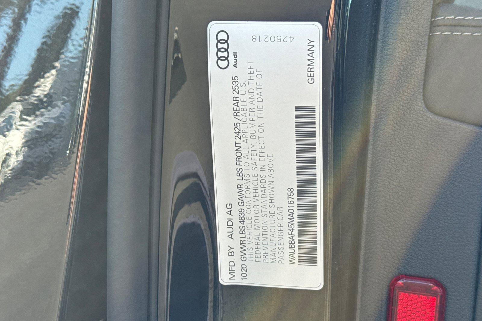 Used 2021 Audi A4 2.0T Premium Plus image 30