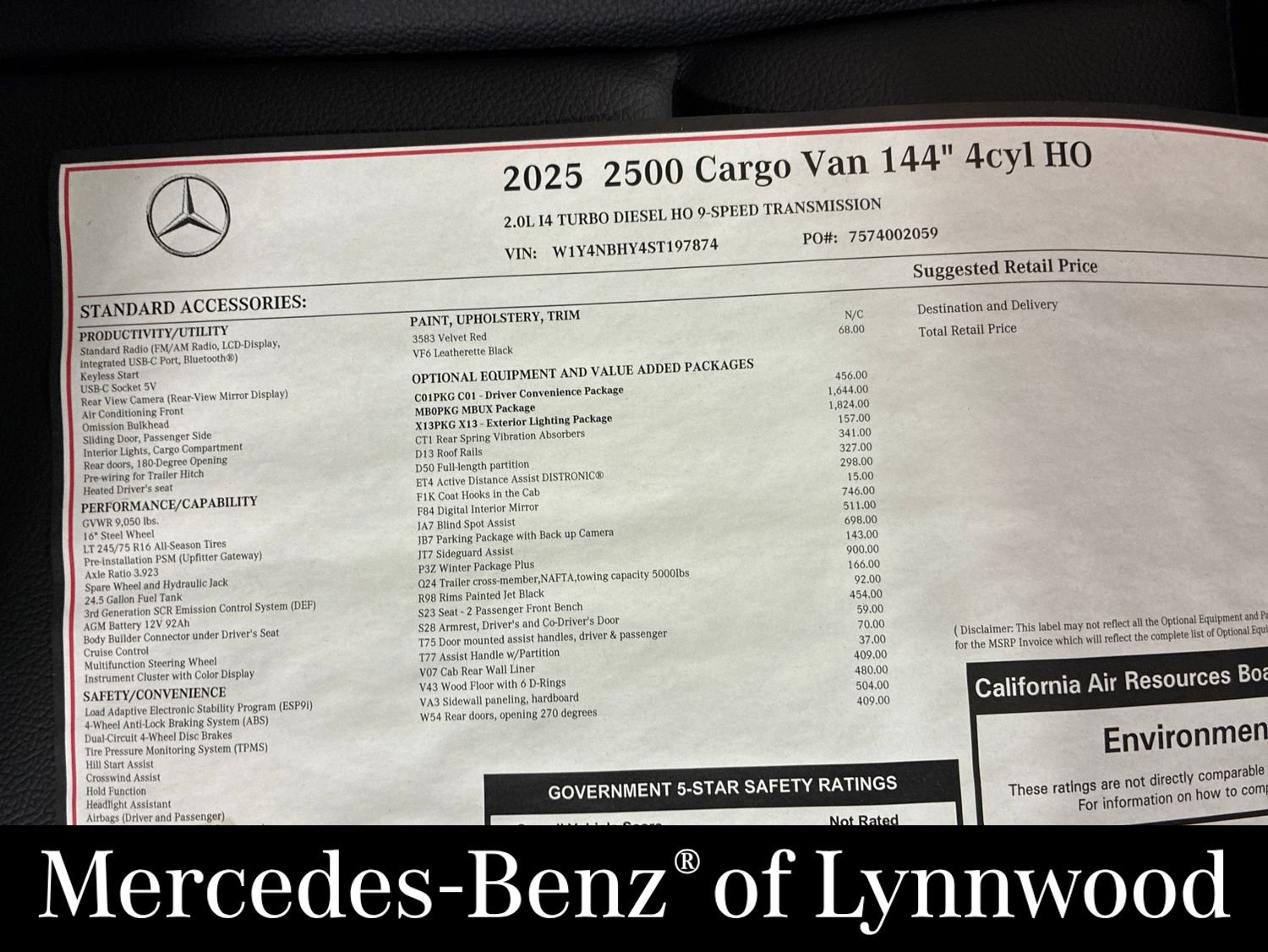 Used 2025 Mercedes-Benz Sprinter 2500 image 24