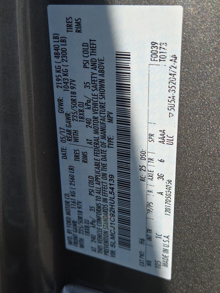 Used 2017 Lincoln MKC Premiere image 15