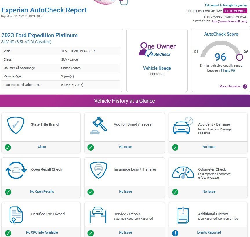 Used 2023 Ford Expedition Platinum image 3