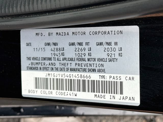 Used 2016 MAZDA MAZDA6 Touring FWD image 28