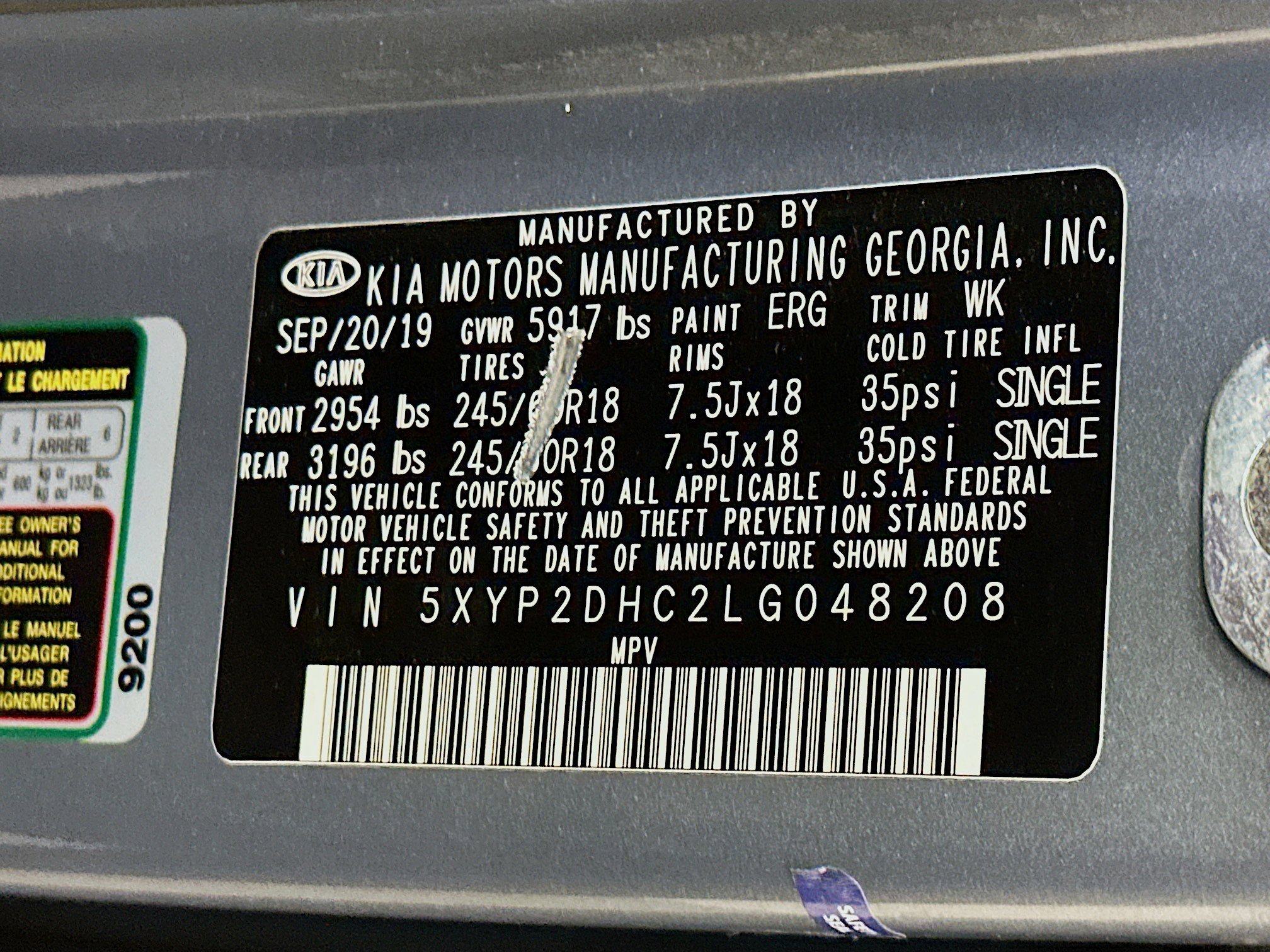 Used 2020 Kia Telluride LX image 12