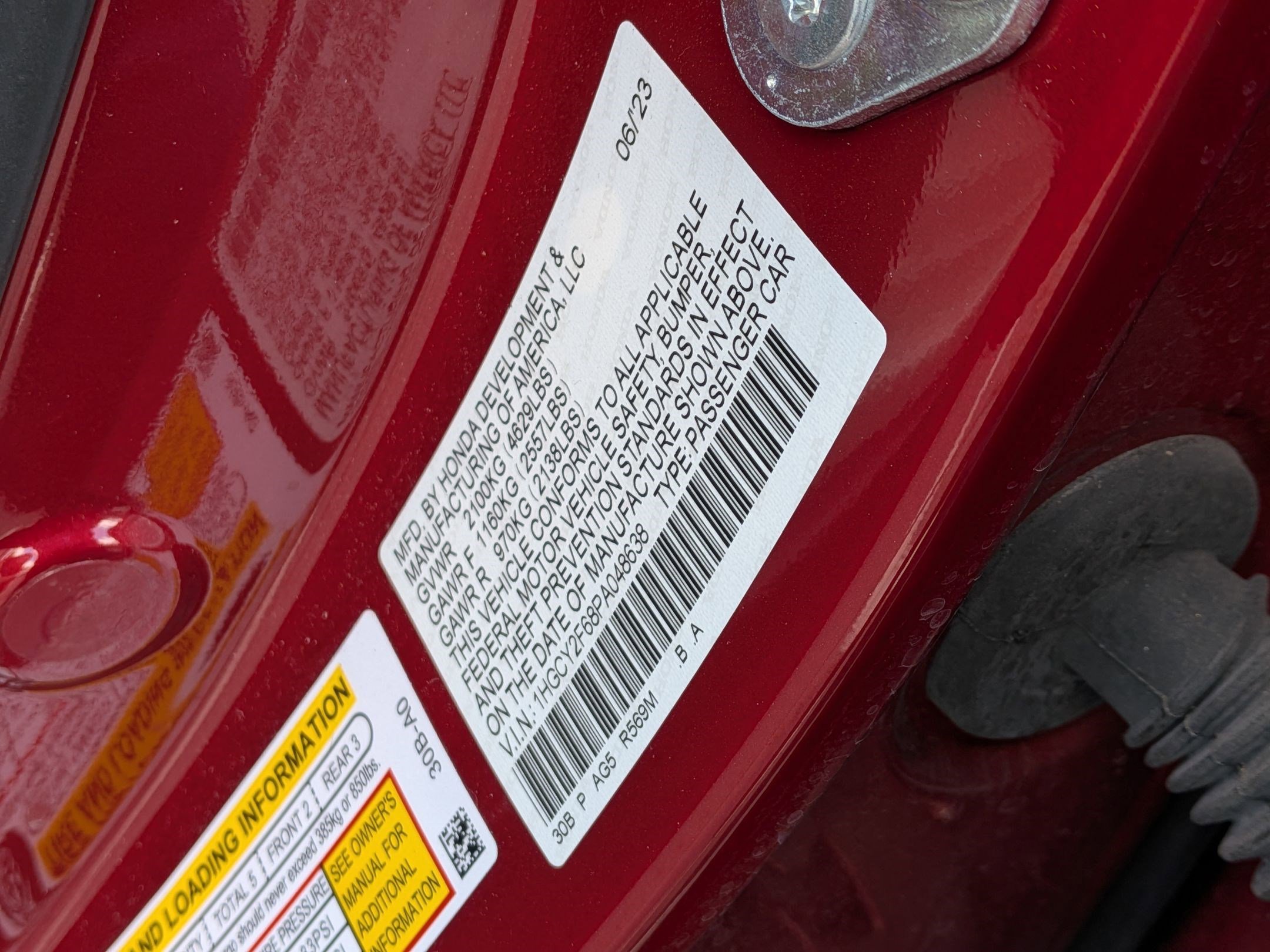 Certified 2023 Honda Accord EX-L image 33