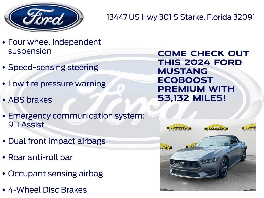 Certified 2024 Ford Mustang Premium RWD image 27