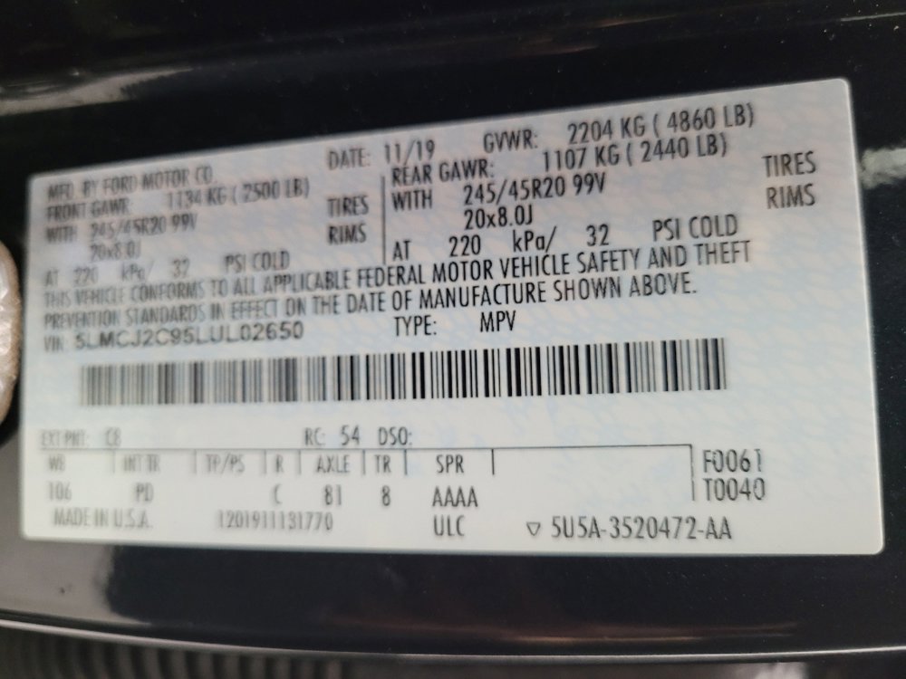 Used 2020 Lincoln Corsair Reserve w/ Equipment Group 201A FWD image 33