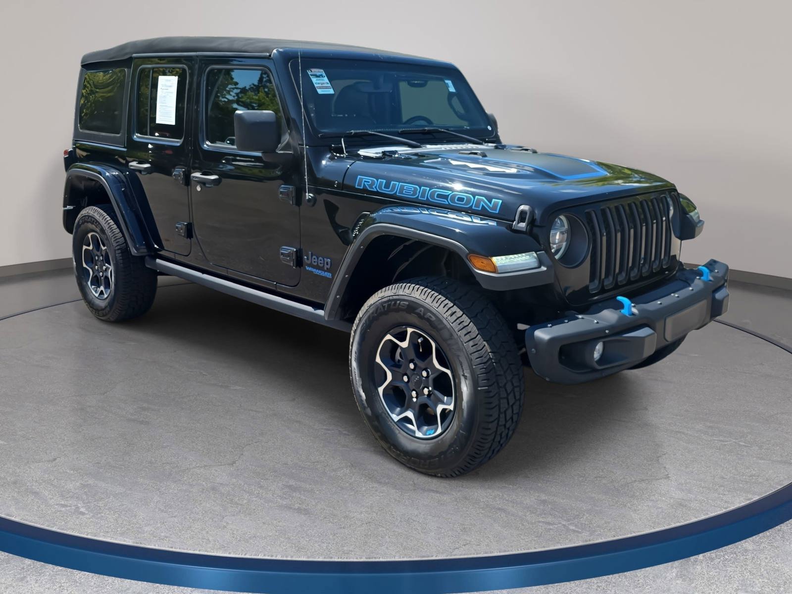 Used 2022 Jeep Wrangler Unlimited Rubicon 4xe w/ Steel Bumper Group image 3