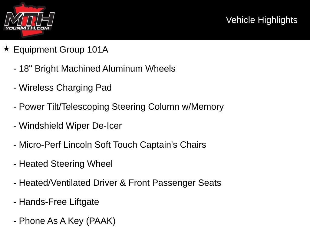 Used 2024 Lincoln Corsair AWD w/ Equipment Group 101A image 5