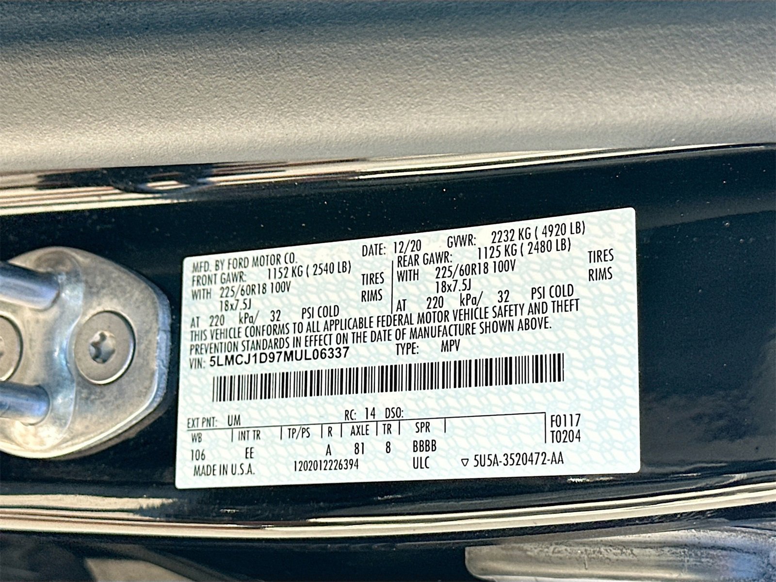 Used 2021 Lincoln Corsair Standard image 32