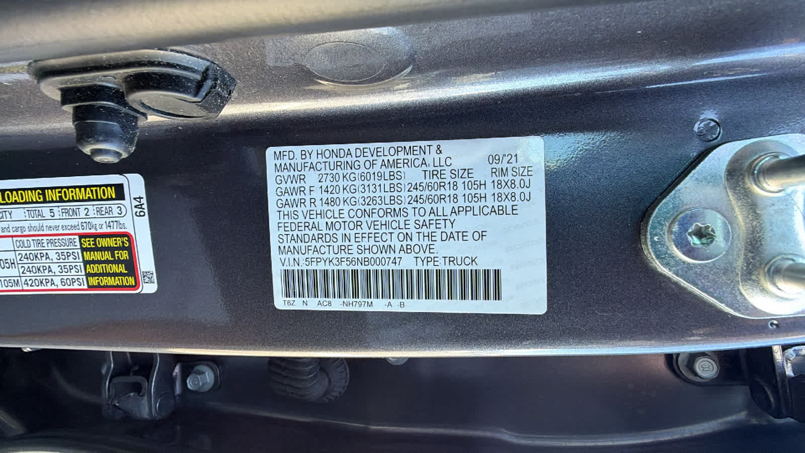 Used 2022 Honda Ridgeline RTL image 30