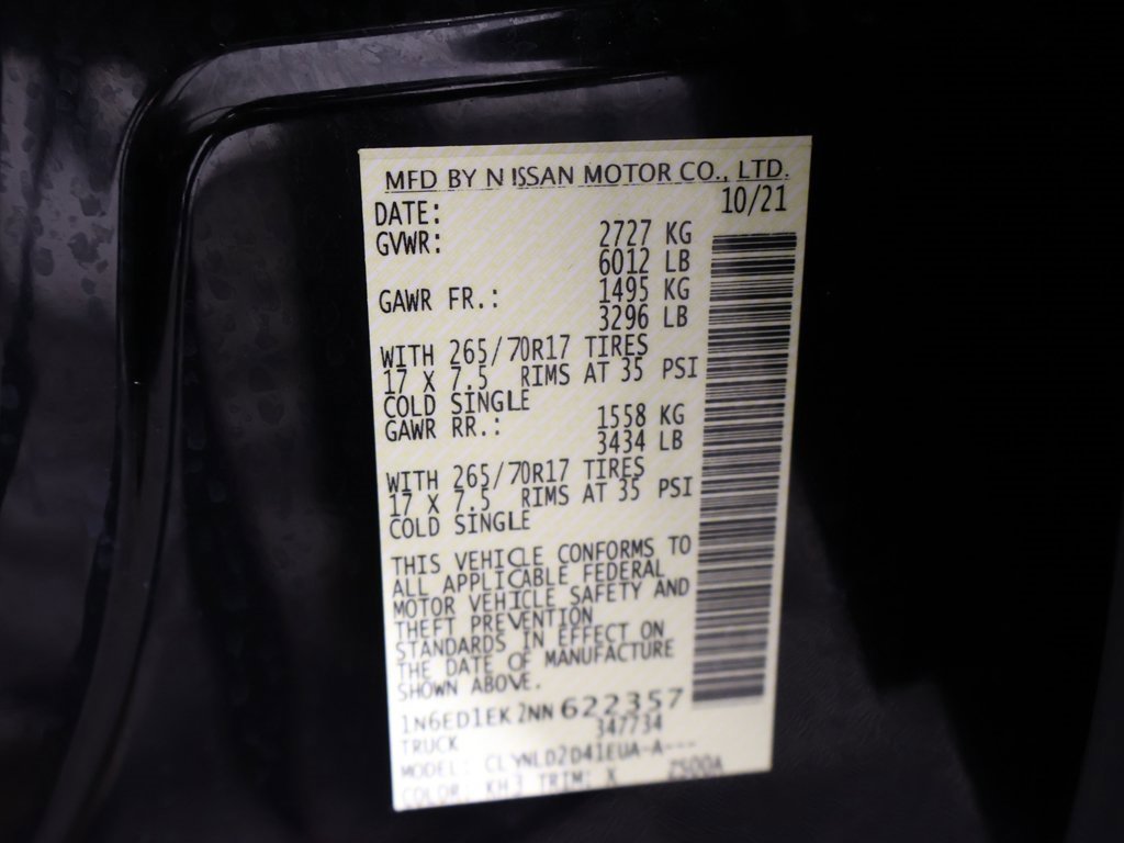 Used 2022 Nissan Frontier PRO-4X w/ Technology Package image 50