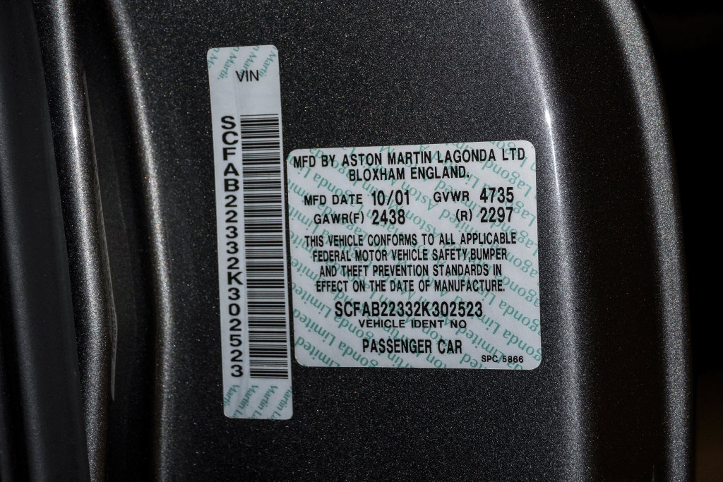 Used 2002 Aston Martin DB7 Vantage RWD image 37