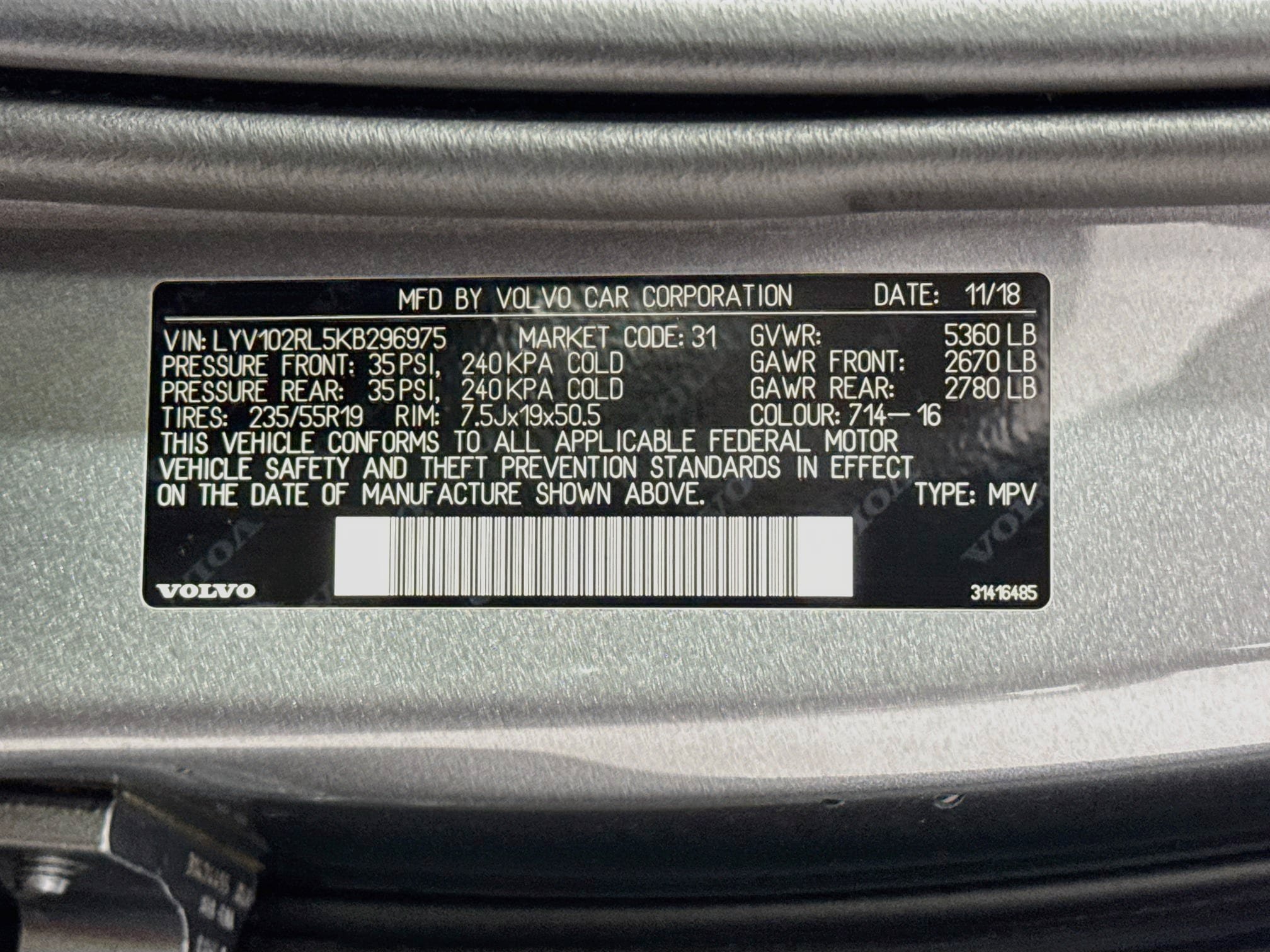 Used 2019 Volvo XC60 T5 Inscription w/ Protection Package AWD/4WD image 28