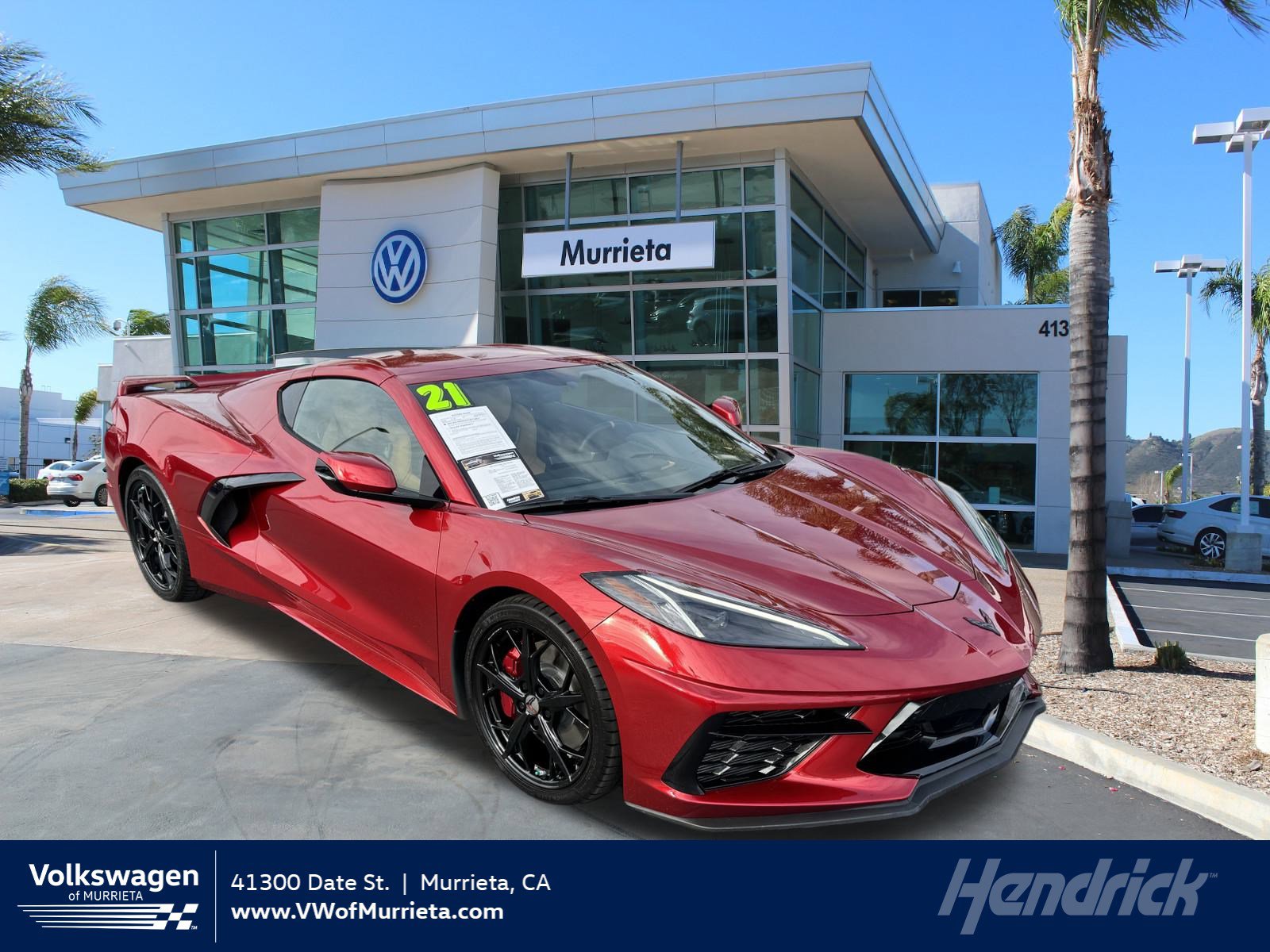 Used 2021 Chevrolet Corvette Stingray Premium Cpe w/ Z51 Performance Package image 1