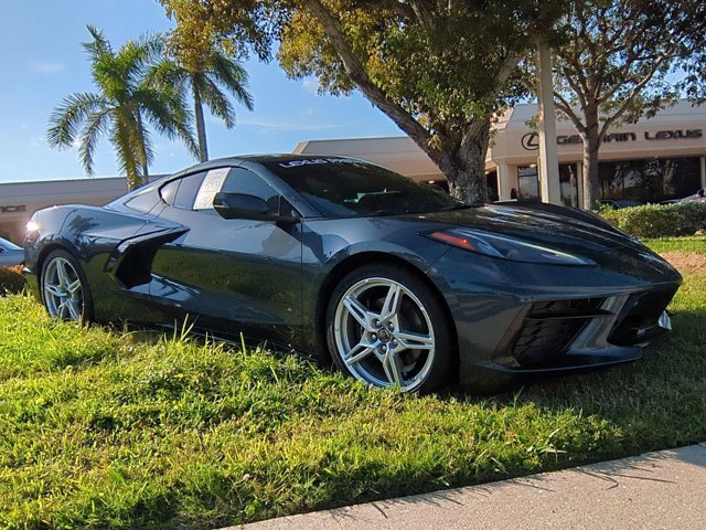 Used 2021 Chevrolet Corvette Stingray Preferred Cpe w/ Engine Appearance Package image 1
