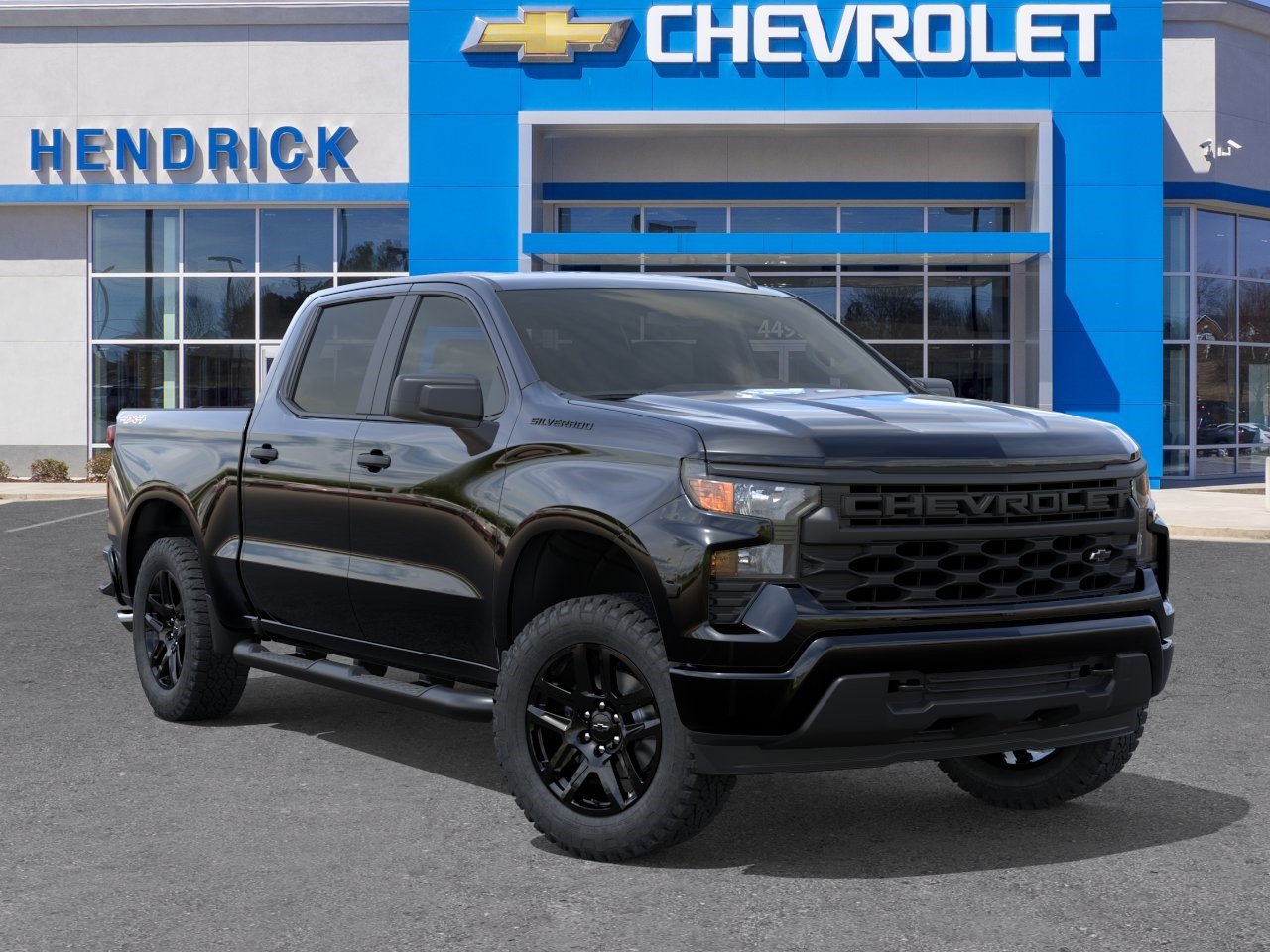 New 2026 Chevrolet Silverado 1500 Custom w/ Turbomax Blackout Package AWD/4WD image 9