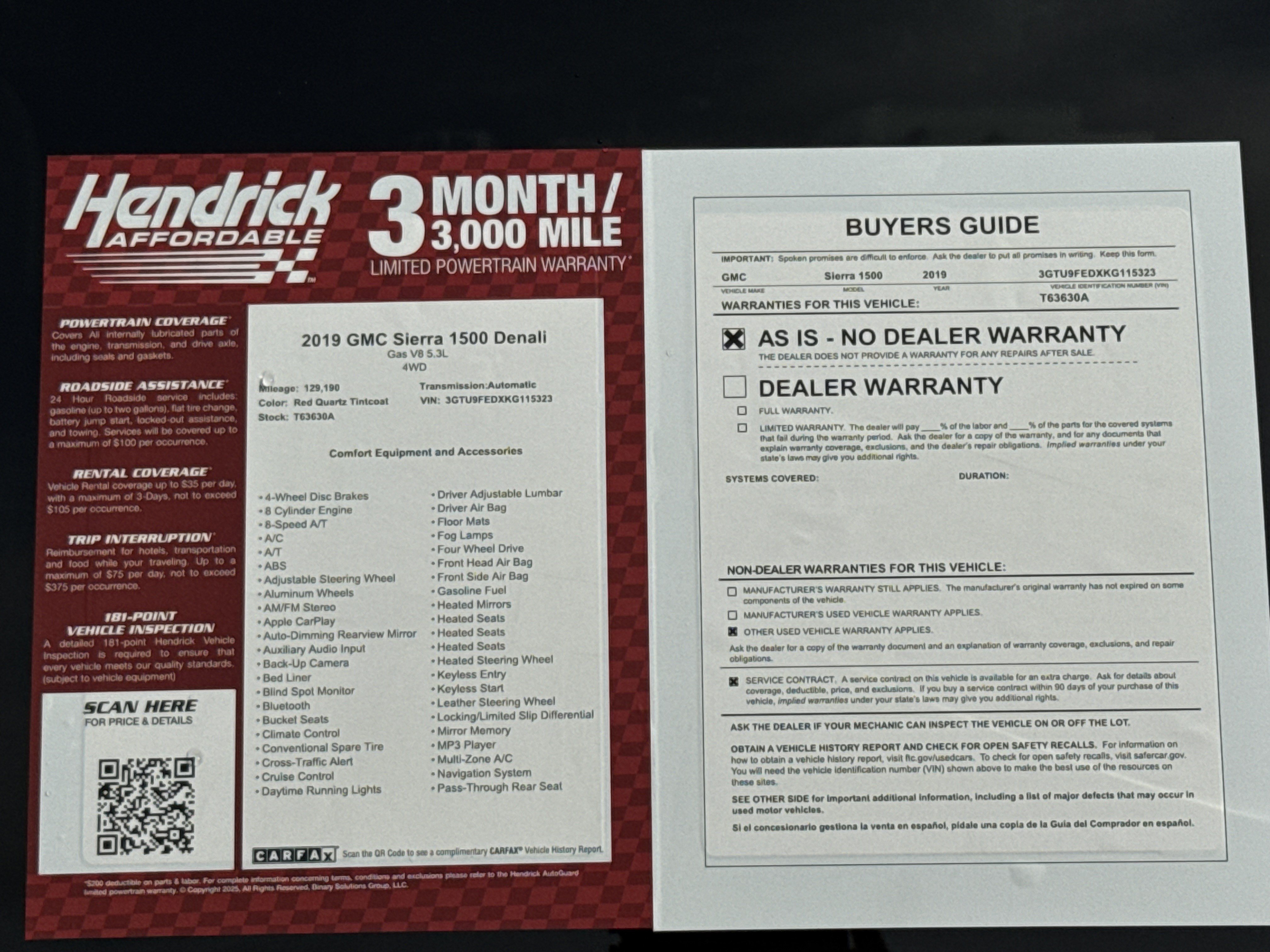 Used 2019 GMC Sierra 1500 Denali AWD/4WD image 34