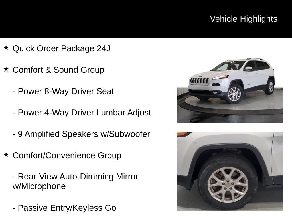 Used 2017 Jeep Cherokee Latitude w/ Comfort/Convenience Group AWD/4WD image 7