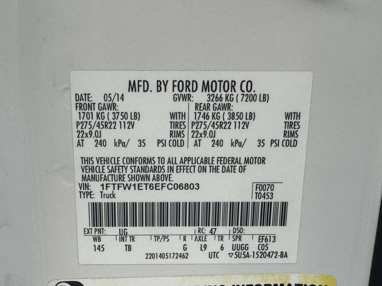 Used 2014 Ford F150 Limited AWD/4WD image 24