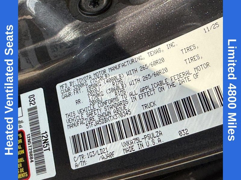 Used 2026 Toyota Tundra Limited AWD/4WD image 32