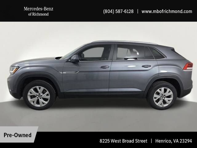 Used 2021 Volkswagen Atlas Cross Sport S w/ Luggage Net & Mats Package FWD image 4