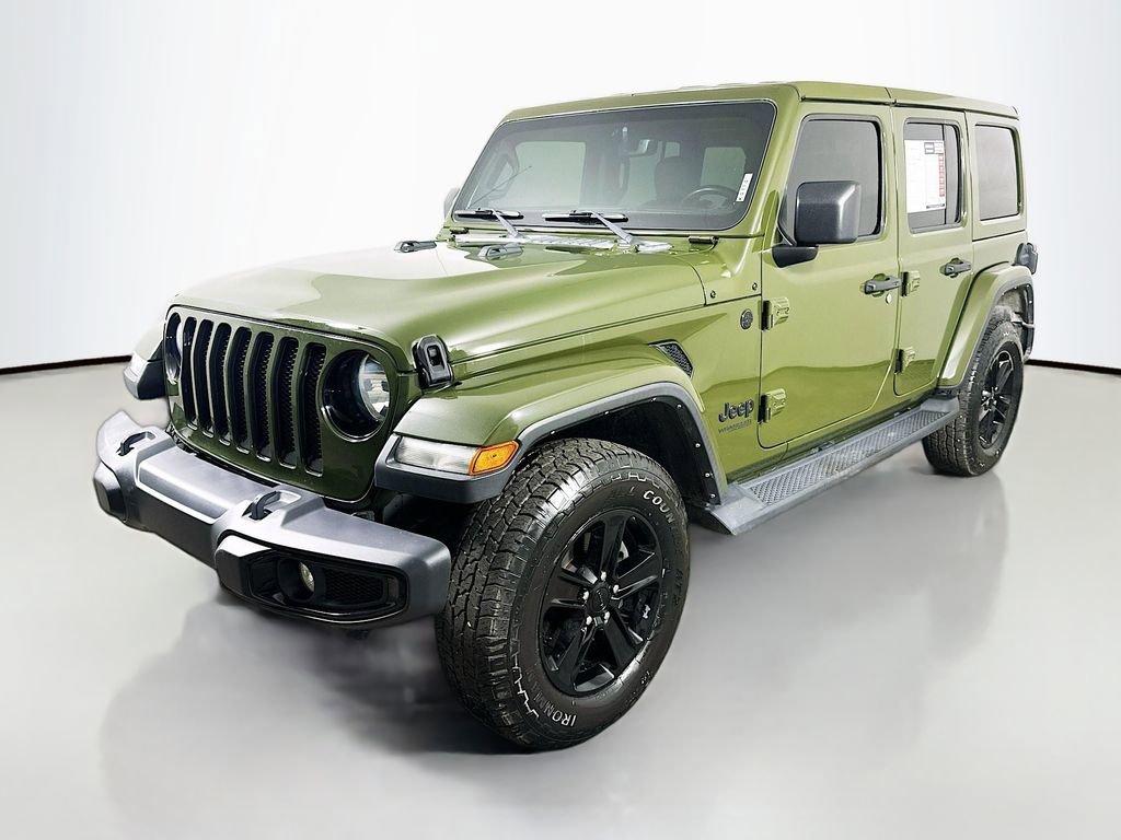 Used 2021 Jeep Wrangler Unlimited Sahara AWD/4WD image 3