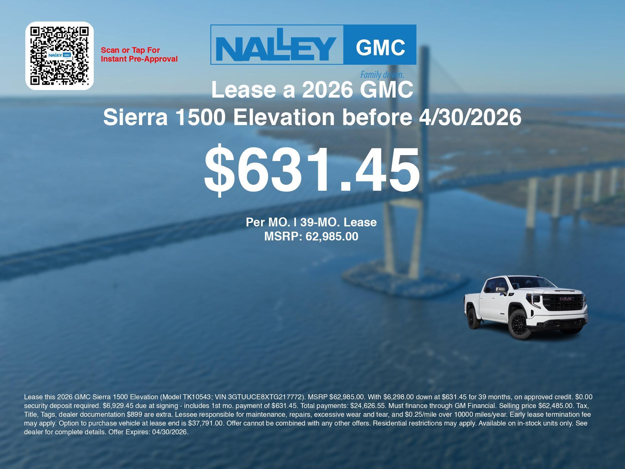 New 2026 GMC Sierra 1500 Elevation image 3