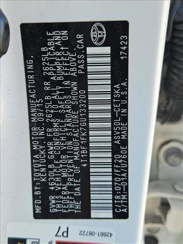 Used 2016 Toyota Camry SE image 15