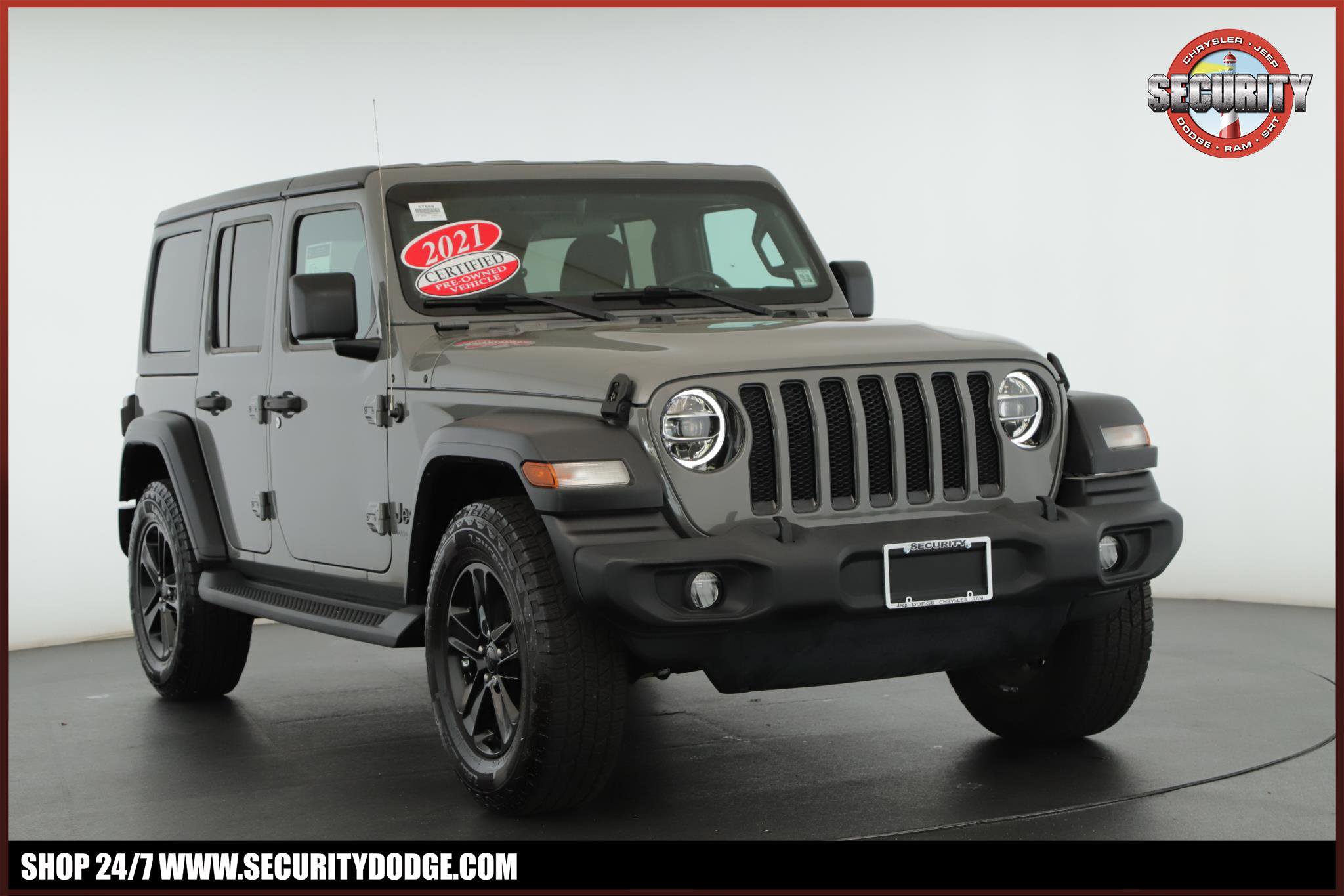 Certified 2021 Jeep Wrangler Unlimited Sport